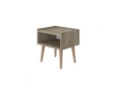 Tonsen chevet scandinave decor chene - l 37 cm