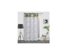 Rideau - double rideaux soleil d'ocre rideau a oeillets nouméa - 100% coton - 135 x 250 cm - gris