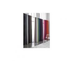 Rideau - double rideaux paire de rideaux isolants thermiques - 140 x 240 cm - zinc