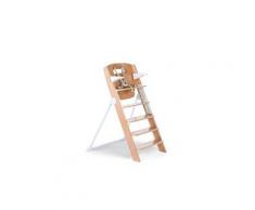 Childhome kitgrow chaise haute bebe 4 en 1 bois naturel blanc