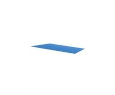 Bâche de piscine rectangulaire 732 x 366 cm pe bleu