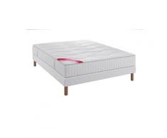 Relaxima - hemisphere ensemble sommier matelas mã©moire de forme 140x190