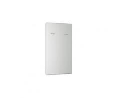 Armoire lit escamotable smart-v2 blanc mat couchage 90 x 200 cm.
