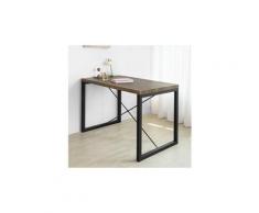 Sobuy® ogt20-n table à manger en métal style industriel table de cuisine table de repas table à dîner table de balcon mobilier de jardin