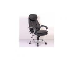 Meubles de bureau gamme banjul fauteuil de bureau cro?te de cuir noir