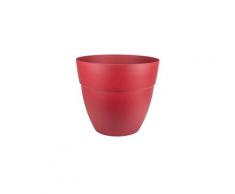 Pot de fleur rond cancun ø 70 x h.61,7 cm rouge rubis - eda