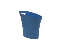 Corbeille à papier skinny bleu