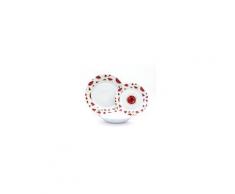 Service de table - 18pcs - en porcelaine - gamme pasteque