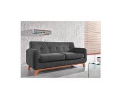 Canapé fixe scandinave 3 places - anthracite