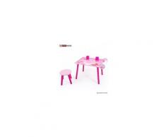 Bureau d?enfant et Tabouret Papillon