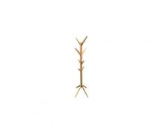 Porte-manteaux arbre en bois 8 tiges naturel
