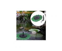 2pcs fontaines solaires de fleur de soleil d'imitation pour l'étang de piscine de jardin