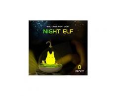 Veilleuse led lumière de nuit capteur tactile rechargeable pour lit bébé, livraison gratuite