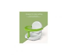 Multifonctionnel bébé baignoire cercle bébé pliant antidérapant sécurité jouet chaise vert