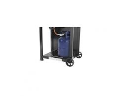 Barbecue barbecue a gaz 4 feux crown cart 410 - en fonte - 2865cm²