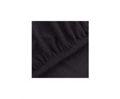 Icaverne - housses inedit housse de canapé brun polyester tricotée en côté