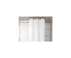 Rideau - double rideaux soleil d'ocre rideau a oeillets norvege 140x240 cm - ecru