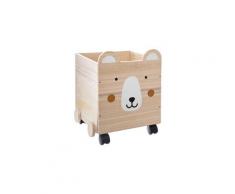 Coffre de rangement oreilles ourson