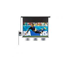 Ecran de projecteur motorisé électrique de plafond de gain mural 266cmx149cm 120 pouces