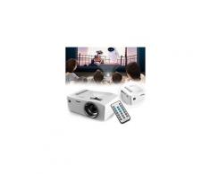 Mini projecteur lcd - 320 x 180, 48 lumens, télécommande