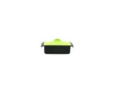 Yoko design plat pour terrine de 1 kg + couvercle noir et vert