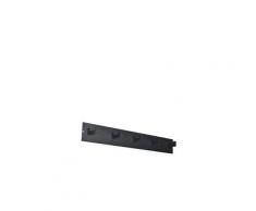 Leatherman - patère 5 crochets acier - couleur - noir