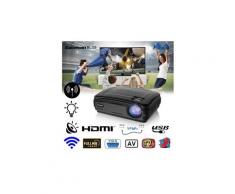 Bl59 projecteur multimédia android 6.0.1 3200 lumens 1280 x 768 rouge et bleu 3d 1080p wifi bt 1g + 8g atv