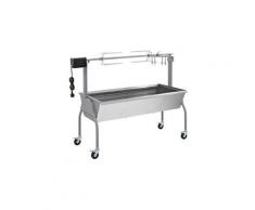 Rôtissoire pour barbecue électrique acier inoxydable
