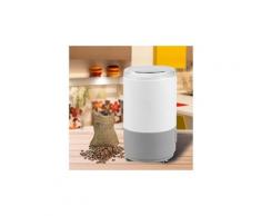 Moulin à café électrique 150w avec bol de poudre de café de retrait blanc