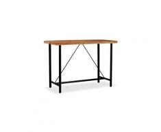 Table de bar bois massif de sesham 150 x 70 x 107 cm