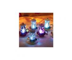 12 pcs halloween bougie avec led thé léger bougies pour partie décoration d'halloween ampoule led