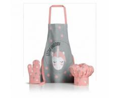 Tablier, toque et gant de cuisine Unicorn Winkler - Linge de table