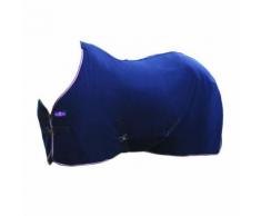Saxon - Couverture en polaire COORDINATE - Cheval (115 cm) (Bleu marine / rose / blanc) - UTWB340 - Accessoires de sellerie