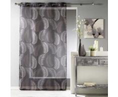 Panneau a oeillets 140 x 280 cm voile imprime transfert goyave Choco - Rideaux et stores