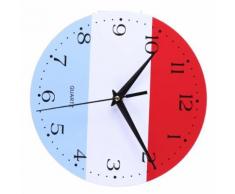 Style de Creative Non-Coutil Silencieux Antique Bois Horloge Murale Pour La Maison Cuisine Multicolore PL394 - Décoration murale