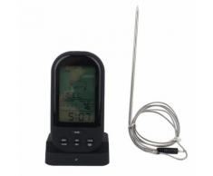 Thermomètre Numérique Sans Fil LCD Pour Barbecue Avec Fonction de Minuterie - Accessoires pour barbecue et fumoir