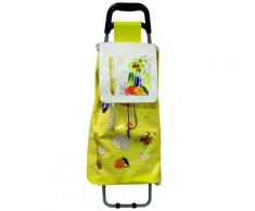 Chariot de courses - Caddie Fun - Jaune - Accessoire de cuisine
