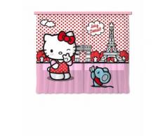 AG Design fCC XL 6311/rideau Voilage pour Chambre d'enfant Motif Hello Kitty - Objet à poser