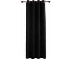 Deconovo Rideaux à Oeillets Occultants Isolant Thermique Rideau Noir pour Chambre Enfant Garcon132x183cm - Rideaux et stores
