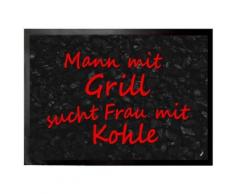 Humour Paillasson Essuie-Pieds - Homme (50x70 cm) - Tapis et paillasson
