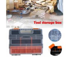 Outil Carry Case de rangement en plastique Spanner Vis matériel Pièces Organizer Kit Box Kiliaadk258 - Boite de rangement