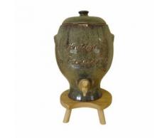 vinaigrier traditionnel en grès 4l + tabouret - 0327 - Accessoire de cuisine