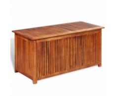 Boîte de rangement d'extérieur Bois d'acacia solide 117x50x58cm - Boite de rangement
