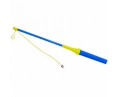 Lampion Stick avec LED 39cm Bleu / Jaune - Autres