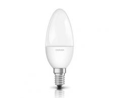 Osram ampoule led e14 dimmable superstar classic b ampoule basse consommation / 6 w- équivalent à une ampoule incandescente de 40 w, ampoule led en forme de bougie /mat, blanc chaud - 2700k - Accessoires de rangement