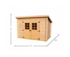 Abri HABRITA 20 mm surface 6,22 m2 - Mobilier de Jardin