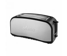 Ufesa TT7975 Grille-pain optique, argenté/noir - Grillade et barbecue