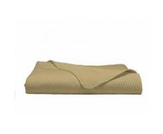 Couvre-lit Lutèce Taupe 250x270 cm Anne de Solène - Linge de lit