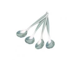 KITCHEN CRAFT LOT DE 4 CUILLÈRES À CAFÉ EN ACIER INOXYDABLE - Ustensile de cuisine