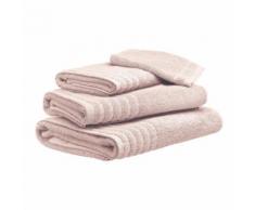 Serviette de toilette Uni Silver blush 50 x 90 cm Les Ateliers du Linge - Linge de bain